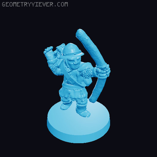 Pinnath Gelin Archers 10mm Scale 3D model thumbnail