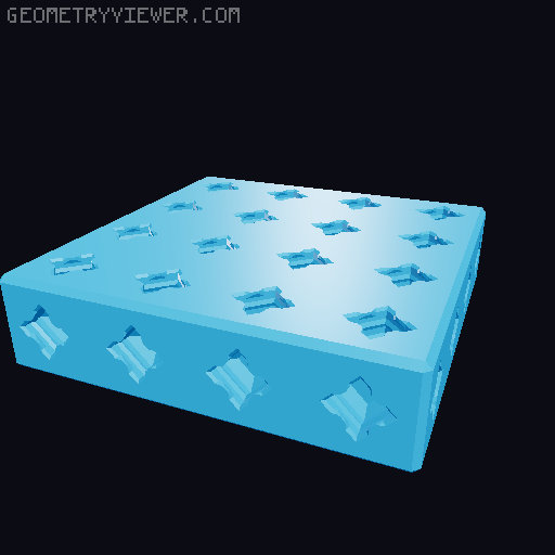 PrintABlok.....longer, wider, diagonaler 3D model thumbnail