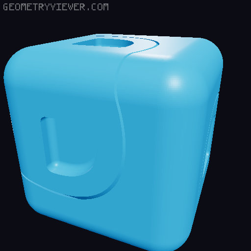 Spin Cube 3D model thumbnail