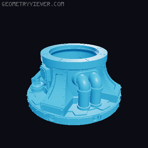 Reactor Ferrum Secundus 3D model thumbnail