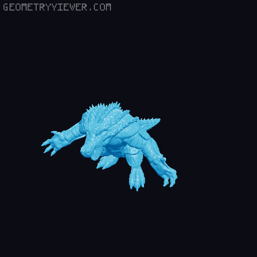 Mammals vs Reptiles 3D model thumbnail