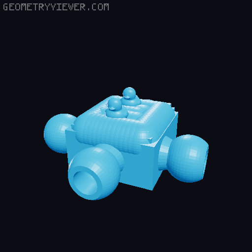 the duck mostrosity 3D model thumbnail
