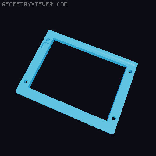 Ender 3 V3 SE CYD Edge Mount 3D model thumbnail