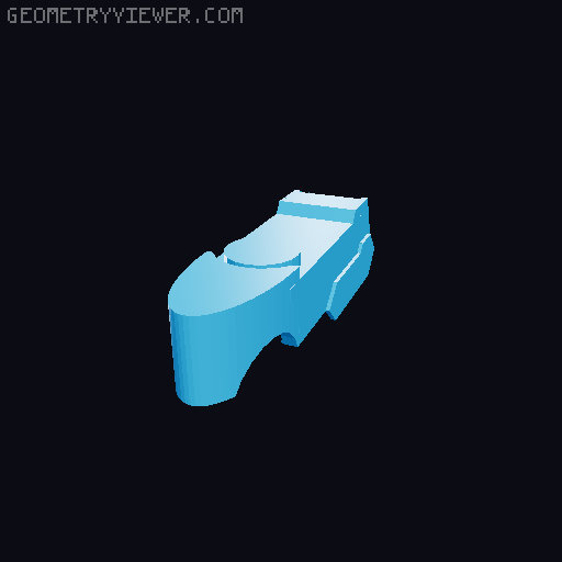 synduality bowie rabbit cradle mk2 3D model thumbnail