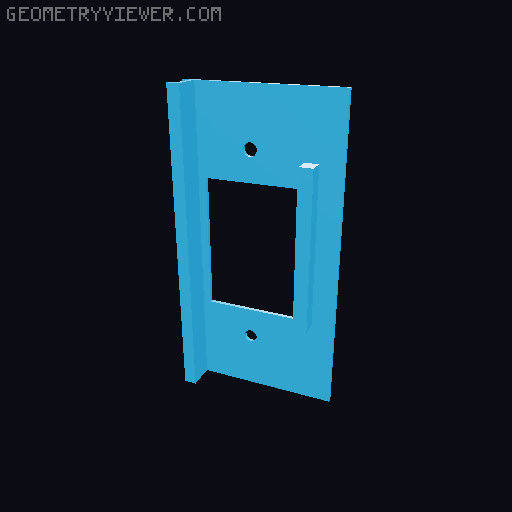 Remix - Customizable Back Horn Speaker Enclosure 3D model thumbnail