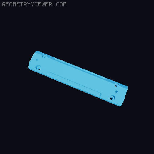 Gryphon 1.3 Midlock Mount 3D model thumbnail