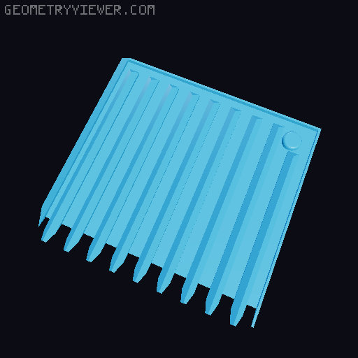 Schuhablage beliebig vergrößerbar 3D model thumbnail