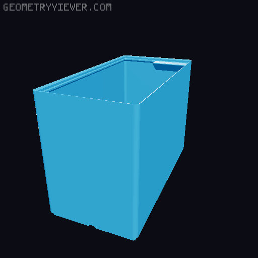 Gridfinity cups height 16 (116mm) collection 3D model thumbnail