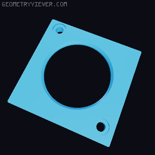 Another Elegoo Neptune 4/Pro 3x5015 fan shroud 3D model thumbnail