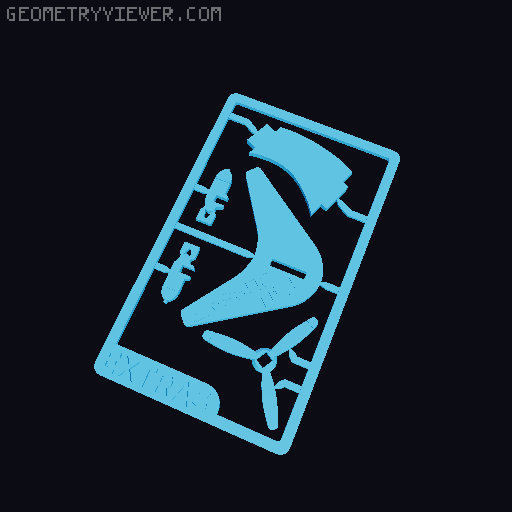 F4U Corsair Kit Card 3D model thumbnail
