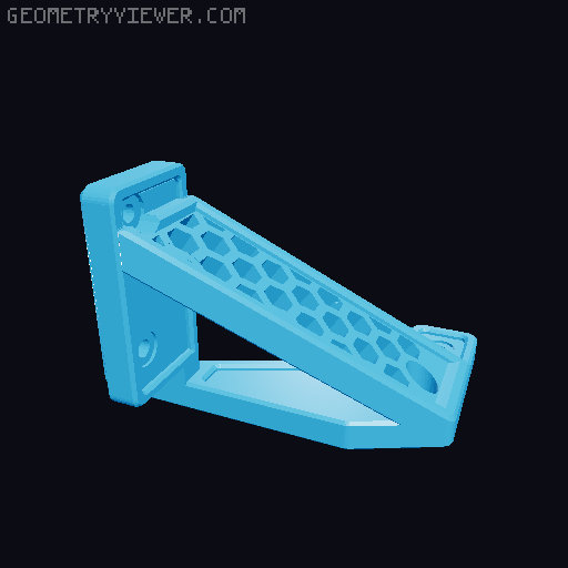 Prusa Mini Z-axis support brace 3D model thumbnail