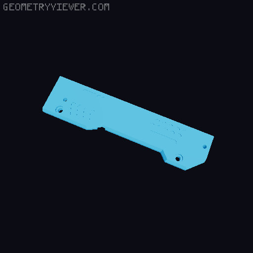 Gryphon 1.3 Fidlock Mounts 3D model thumbnail