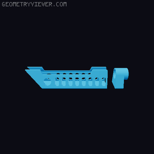 Aliens M41A Pulse Rifle 3D model thumbnail