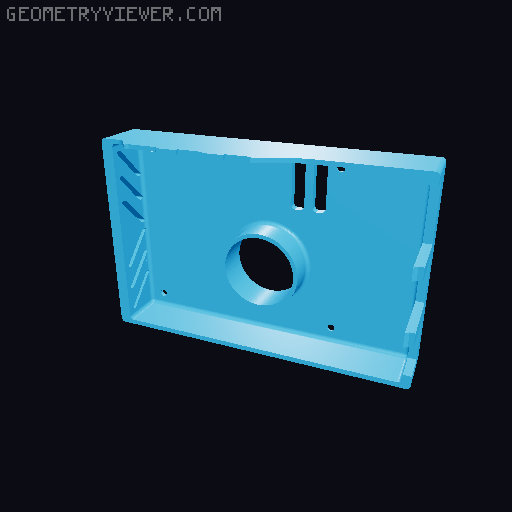 RASPBERRY PI 5 CASE 3D model thumbnail