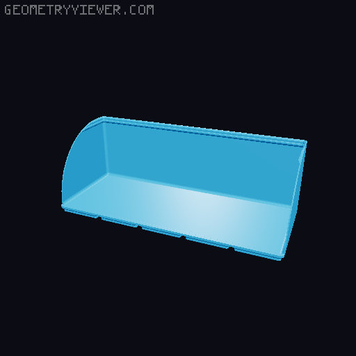 Gridfinity rouded bins collection all sizes 3D model thumbnail