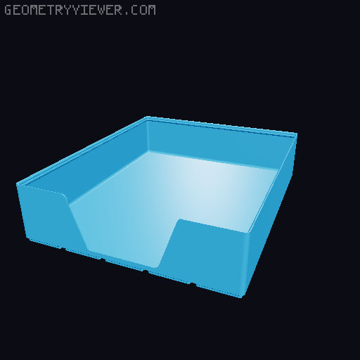 Gridfinity wall cutout collection 3D model thumbnail