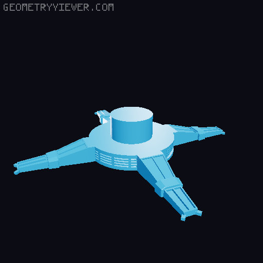 Remixed Battery Missle Launcher 3D model thumbnail