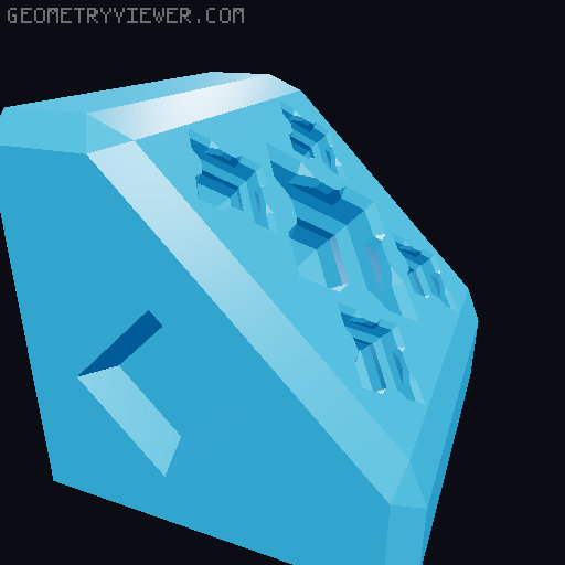 Printablok: GigantaBlok 3D model thumbnail
