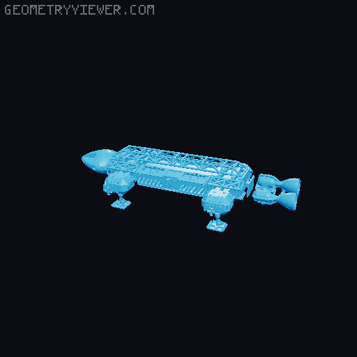 Space 1999 Eagle 1 3D model thumbnail