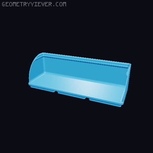 Gridfinity rouded bins collection all sizes 3D model thumbnail