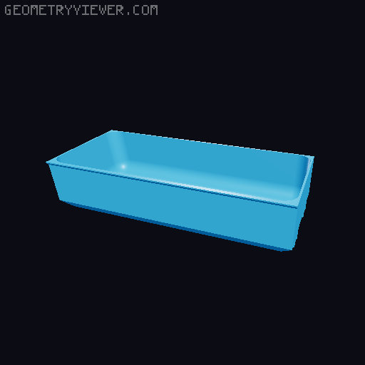 Modular Drawer Organizer Remix 3D model thumbnail