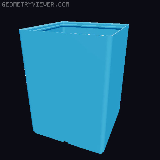 Gridfinity cups height 16 (116mm) collection 3D model thumbnail