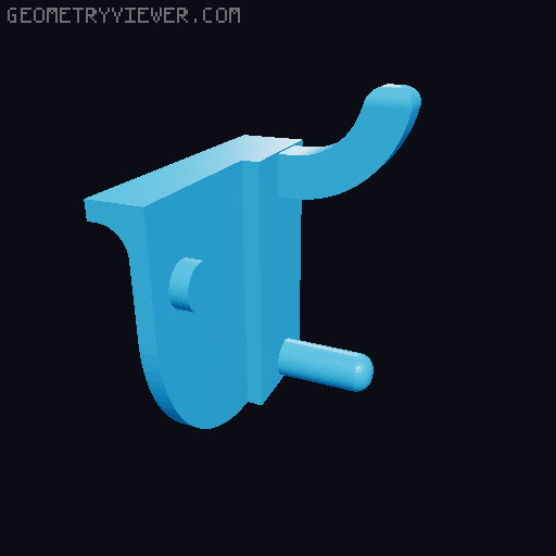 Ultimate Drawer System XL Pegboard Adapter 3D model thumbnail