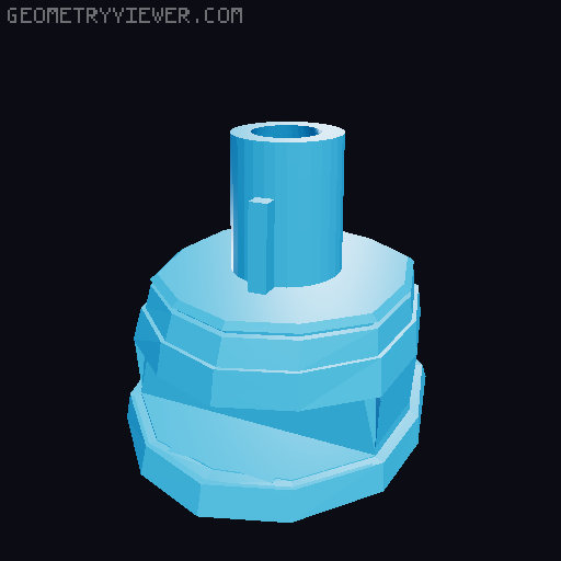 A remix of a dalek 3D model thumbnail
