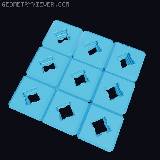 BlokCraft Dungeons! Base Set 3D model thumbnail