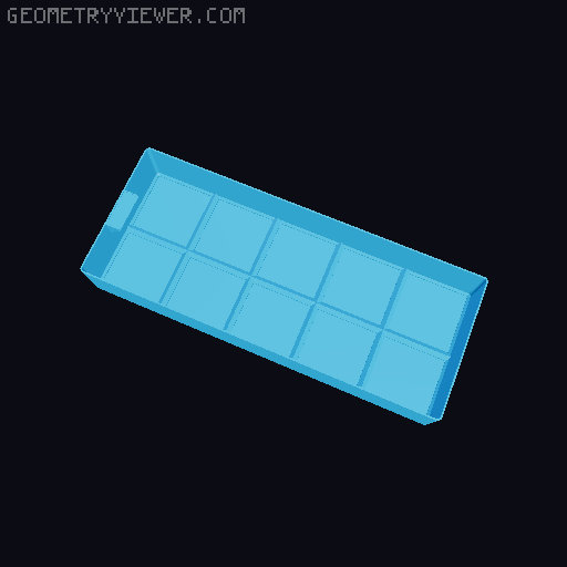 Small Parts Assortment System 3D model thumbnail