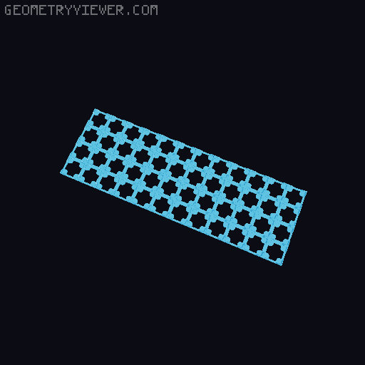 Thin Gridfinity Magnet Base - up to 12x12 3D model thumbnail