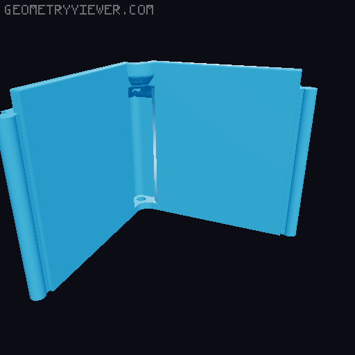 Creality K1 Risers Hexagon Accents 3D model thumbnail
