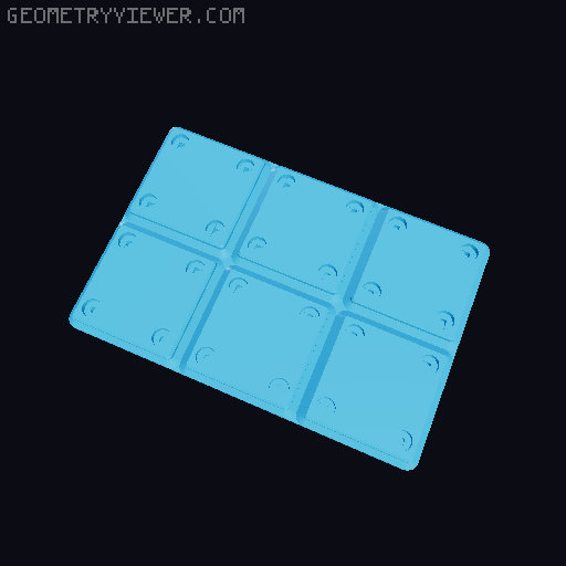 Gridfinity Tiles 3D model thumbnail