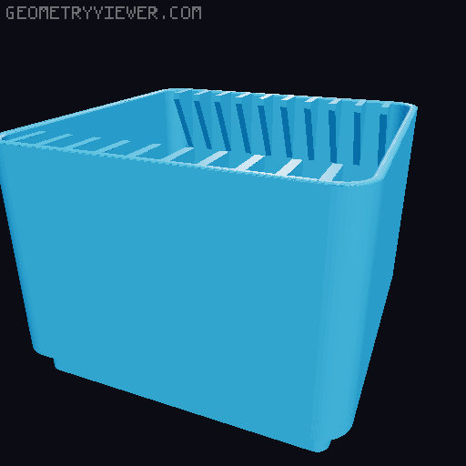 Filament samples holder - gridfinity ultralight 3D model thumbnail