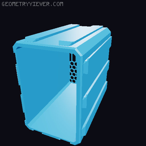 Modular Organizer 3D model thumbnail