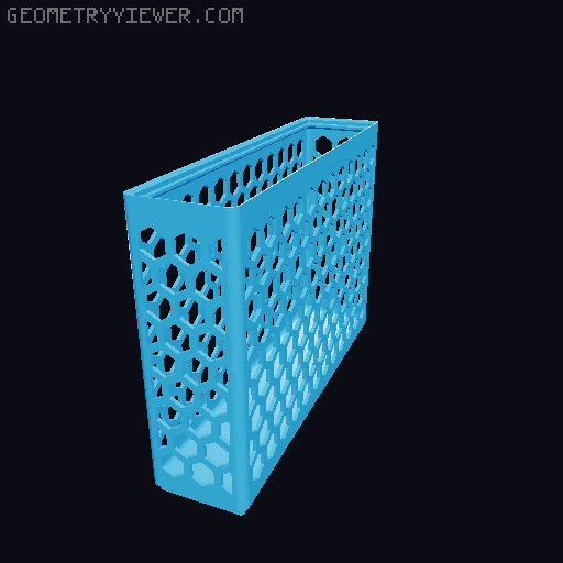 Gridfinity Hex Bins all sizes 3D model thumbnail