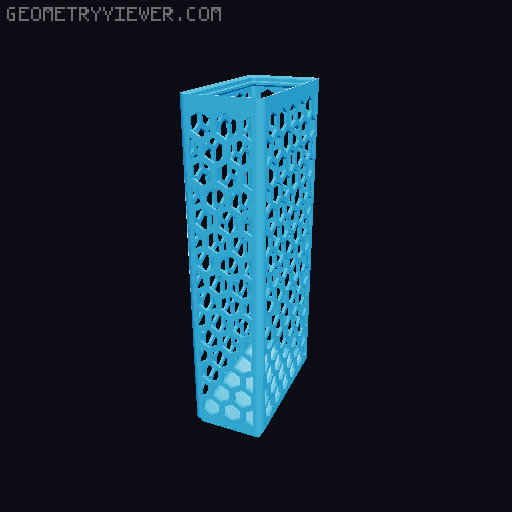 Gridfinity Hex Bins all sizes 3D model thumbnail