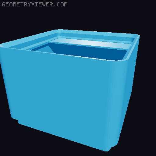 Gridfinity Bin Generator 3D model thumbnail
