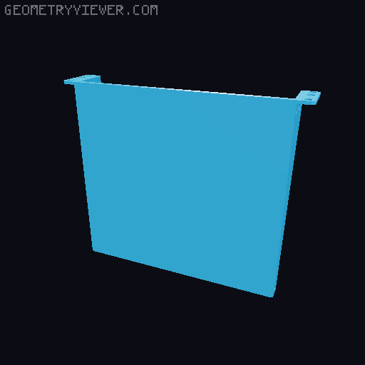 Modular 10 Inch Server Rack - Reworked 3D model thumbnail