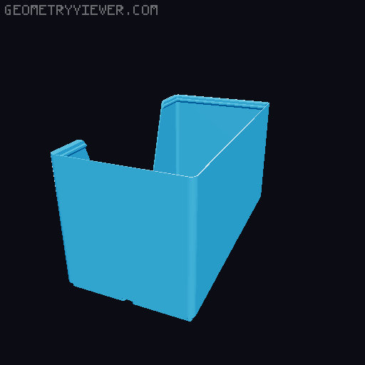 Gridfinity wall cutout collection 3D model thumbnail