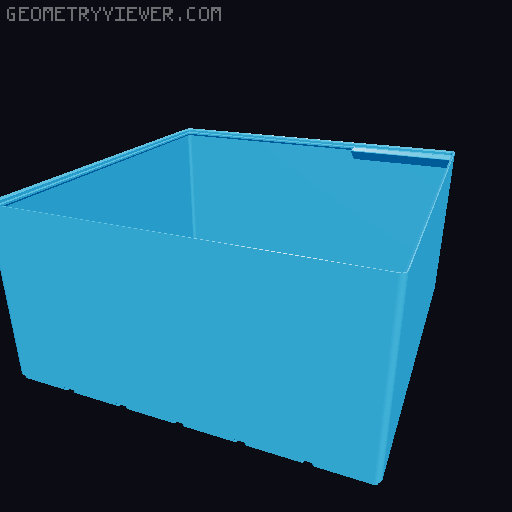 Gridfinity cups height 18 (130mm) collection 3D model thumbnail