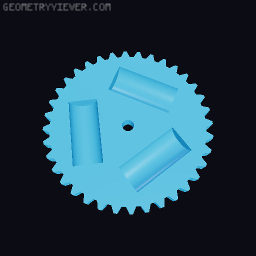 Rack and pinion stage module for Galileo Microscope 3D model thumbnail