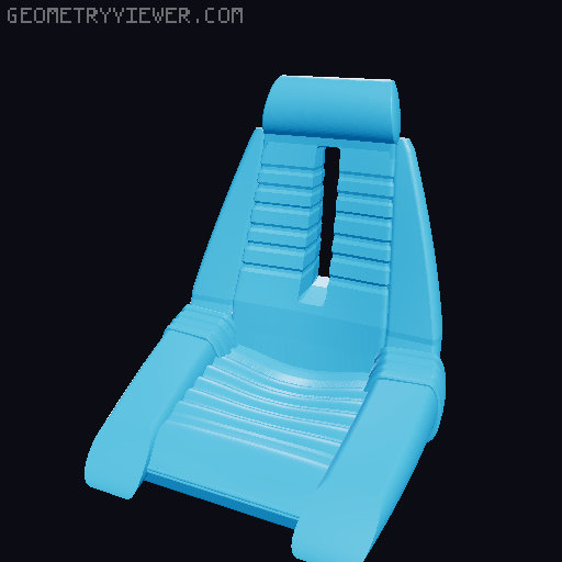AFA - Galaxy - 4.5" Scale - Command Chairs 3D model thumbnail
