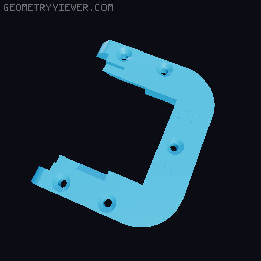 Battle Damaged Fallout AEP7 Laser Pistol - HeNe Laser Tube Enclosure 3D model thumbnail