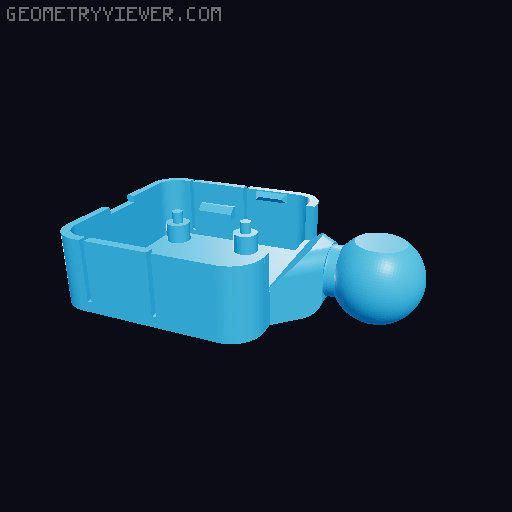 Motor X axis Raspberry Pi Camera 2/3 mount 3D model thumbnail