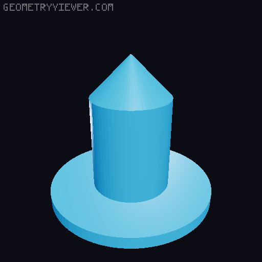 Soft Tape Measure Spool 3D model thumbnail