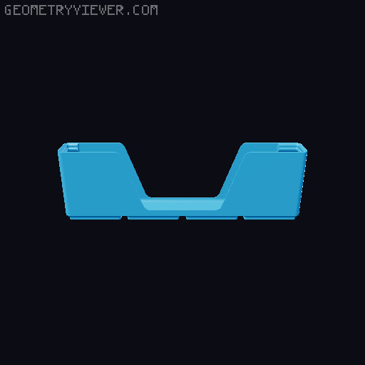 Gridfinity wall cutout collection 3D model thumbnail