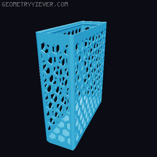 Gridfinity Hex Bins all sizes 3D model thumbnail