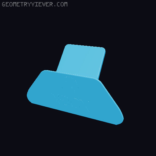 Xbox Series Controller Stand 3D model thumbnail