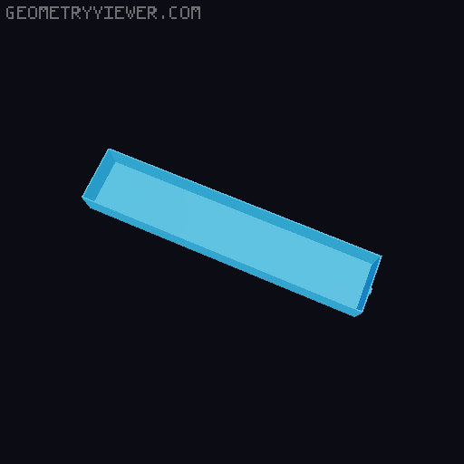 Customizable pixel box on desk v2.0 - different sizes 3D model thumbnail